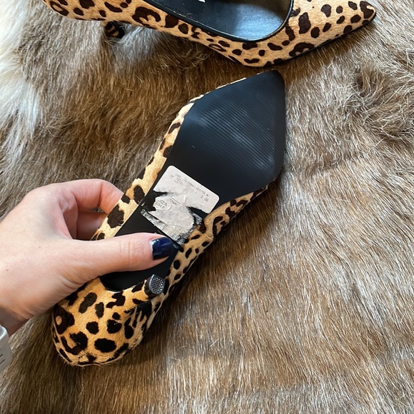 Steve Madden animal print genuine leather heels NWT $100 - Picture 7 of 8